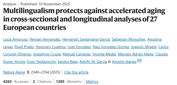 研究表明：会多种语言的人，老得更慢！